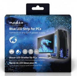 Nedis GCLD10BU LED traka, SATA konektor, plava, 100cm - Img 1