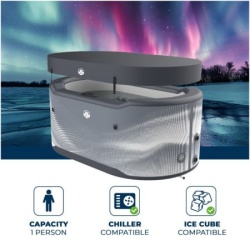 Nero ice bath tub – rashladna montažna kada penguin – 170x92x60cm
 ( 13803 )-5