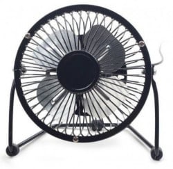 NF-03 Gembird USB 10cm desktop fan, black, METALNI VENTILATOR - Img 5