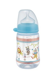 Nip flašica sa širokim otvo. 280ml,Trendy Boy sa sil.cucl. medium 0+ ( 7100102 )-1