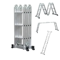 Norvel zglobne sklopive aluminijumske merdevine 4x3 stepenika do 3.75m ( KLK-LD-01 )