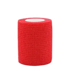 OctaCare samolepljivi elastični zavoj, crveni 7,5cm x 4,5m ( 244151 )