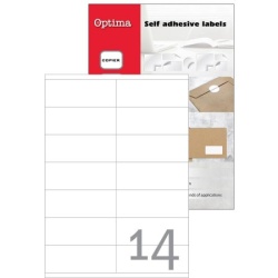 Optima etikete a4 105x41 / 14kom ( 32099 )