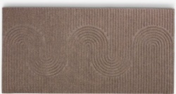 Otirač 60x120x0,7 braon/bež