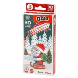 Ozzo diypuzzle mini 3d deda mraz ( 882380 )