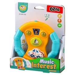 Ozzo music interest muzička igračka za bebe volan ( 888102 )