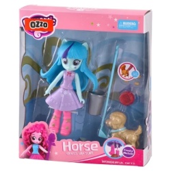 Ozzo romantic merry set figura devojčica i pas miks ( 867163 )