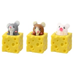 Ozzo squeezy cheese gumena igračka miš i sir miks ( 894362 )