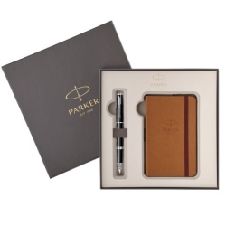 Parker poklon set royal urban black ct - nalivpero + notes ( PK68287 )