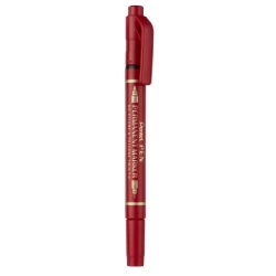 Pentel marker n-75 twintip 0.3/1.2 crven ( p.n75b )