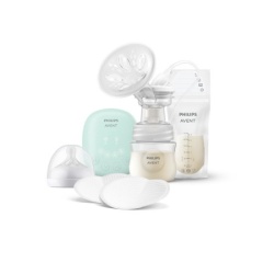 Philips Avent elektricna pumpica za izmazanje - essential (5 x kesice za odlaganje mleka, 4 x tuferi) ( SCD323/20 )