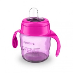 Philips Avent spout cup  easy sip 7oz/200ml 6m+ pink ( SCF551/03 )-3