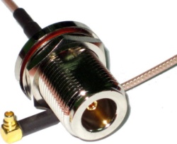 Pigtail MMCX-N/f Ultra low loss 300mm ( PGT003 )
