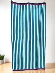 Plažni peškir “Plave linije“ – 100% pamuk – 160x80 cm A53 ( VLK000668-plavelinijea53 )