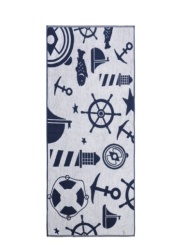 Plažni peškir 70x170 leto-teget ( 4000192-LETO.TEGET )