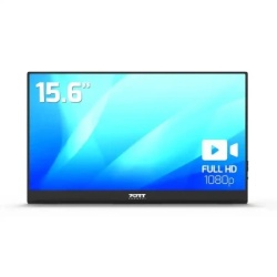 Port Designs 902101 1920x1080/IPS/HDMI/USB-A/USB-C/3.5mm/HDR Portabl monitor 15.6