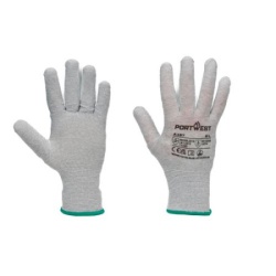 Portwest Rukavice antistatik a197 esd bez premaza, sive, vel.xs ( 64783 )