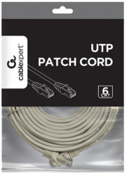 PP6U-20M Gembird Mrezni kabl, CAT6 UTP Patch cord 20m grey A - Img 1