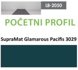 Profil Zidni MDF Početni LB-2050-A SupraMat Glam. Pacific (3029) 2800x139x18mm ( 026-083 )