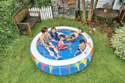 Rainbow bazen na naduvavanje za decu 190x50cm - Img 3
