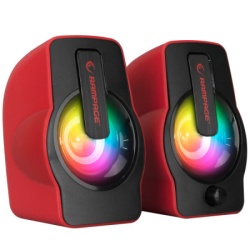 Rampage rms-g7 falsetto 6w rgb usb crvena Zvučnici 2.0 -4