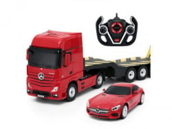 Rastar set mercedes actros 1:26/mercedes gt 1:24 ( A017643 )