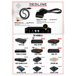 Redline mini AV 3.5 mm na RCA kabel, dužina 1.2 met - C-AV120 - Img 2