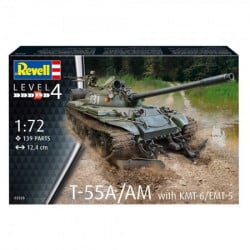 Revell maketa t-55a/am with kmt-6/emt-5 ( RV03328/090 )  - Img 1