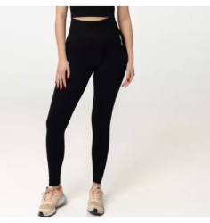 Ring Core Seamless helanke Jet Black-XL