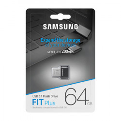 Samsung 64GB USB flash drive, USB 3.1, FIT Plus Black ( MUF-64AB/APC ) - Img 2