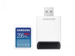 Samsung SD card 256GB, PRO Plus, SDXC, UHS-I U3 V30 Class 10 ( MB-SD256SB/WW )