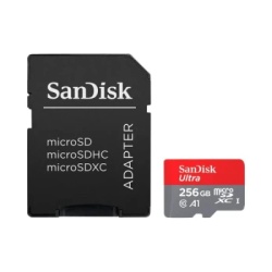 SanDisk Ultra + adapter SDSQUAB-256G-GN6MA Micro SD 256GB