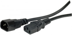 Secomp value monitor/UPS power kabl, IEC 320 C14 - C13, black, 1.8m ( 1649 ) - Img 2