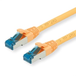 Secomp value SFTP (PiMF) PatchCord Cat6A/Cl.EA, žuti, 0.5m ( 4581 )