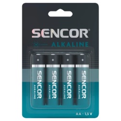 Sencor LR06 AA 4BP Alkalna 1/4 Baterija