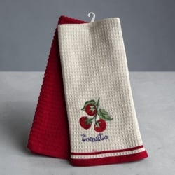 Set kuhinjskih krpa 40x60cm Wafle - Paradajz ( VLK000109-paradajz )