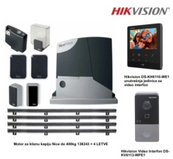 SET motor za kapiju i video interfon
