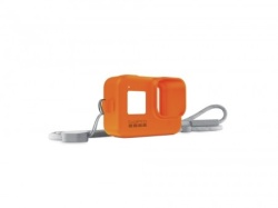 Sleeve + Lanyard (HERO8 Black) Hyper Orange ( AJSST-004 )