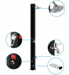 Solarni tuš 35l sa rucicom i slavinom za noge ( KR-04 ) - Img 1