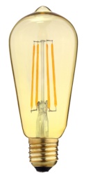 Spectra 2700k led sijalica filament amber st64 e27 6w ( 060-6015 )