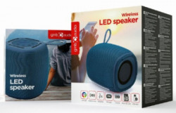 SPK-BT-LED-03-B Gembird Portable RGB LED Bluetooth speaker 5W, BT, FM, TF, USB, Handsfree, blue - Img 1