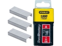 Stanley 1-TRA208T Klamerice tip "A" 12mm 1000kom-1