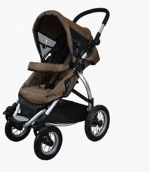 Steel baby kolica style combi - brown ( 19002 )  - Img 3