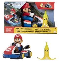 Super Mario set Spin out kart with banana ( 1047078 )