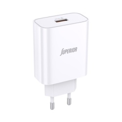 Superior Kuciste punjaca co-dc27 fast qc3.0 22.5w 5a belo ( P1016 )