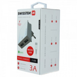 Swissten kucni punjac 3A 2xUsb micro (Bela) - Img 2