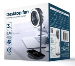 TA-WPC10-LEDFAN-01 Gembird Desktop ventilator sa lampom i bezicim punjacem - Img 2