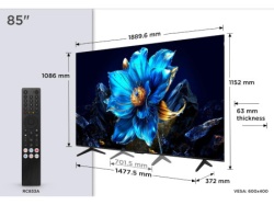 TCL 85P7K/QLED/85"/4K UHD/60Hz/Google TV/crna ( 85P7K )