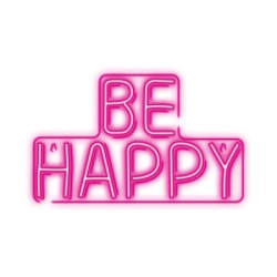 TelForceOne Dekorativna neon LED rasveta BE HAPPY ( RTV100292 )-1