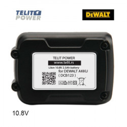 TelitPower 10.8V 2500mAh liIon - baterija za ručni alat Dewalt XR DCB121 ( P-1643 ) - Img 2